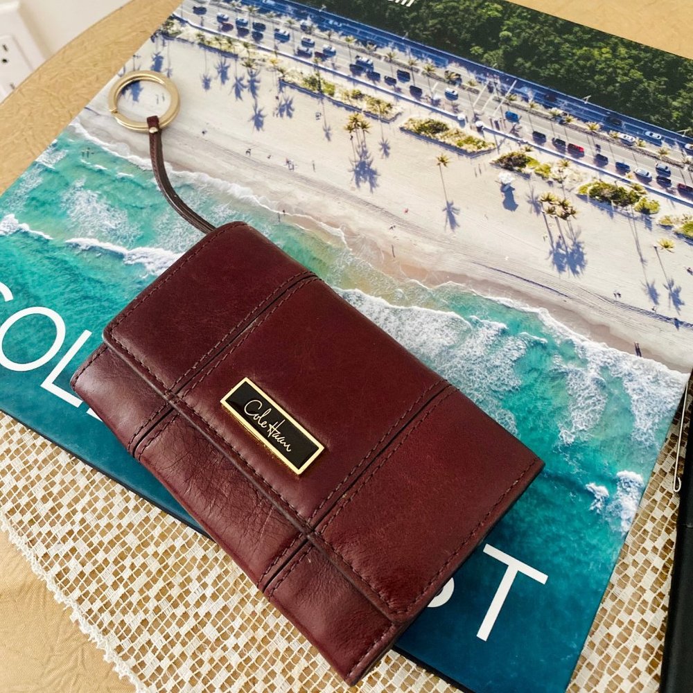 Cole Haan Leather Card Case Wallet